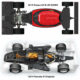 Chassis im Vergleich: 2015 Nissan GT-R LM NISMO & 2014 Porsche 919 hybrid (Grafiken: Nissan, Porsche; Montage: addicted to motorsport)