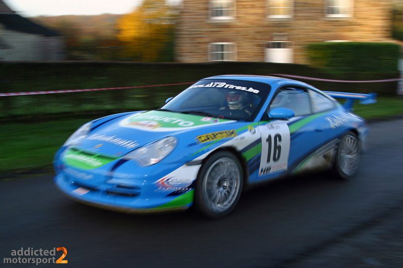 Porsche 996 GT3 - Rallye du Condroz 2008 (Foto: Robin Laudemann)