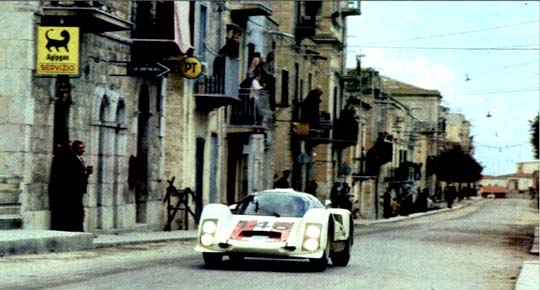 Winner of 1966 Targa Florio was a Porsche 906 Carrera 6 (#148) driven by Willy Mairesse and Herbert Müller.