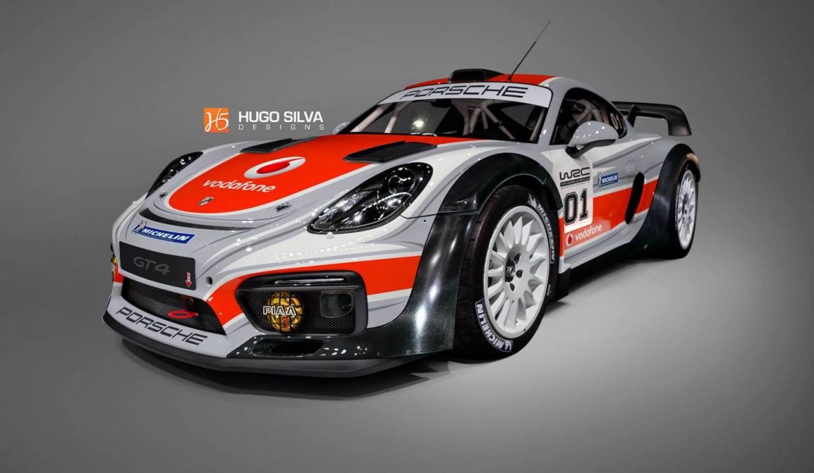 Porsche Cayman WRC (Grafik: HugoSilva Designs)