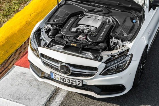 Mercedes-AMG C 63 S Coupé, 4,0-Liter-V8-Biturbomotor (Foto: Mercedes)
