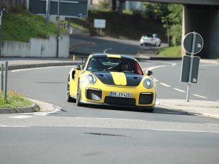 Porsche 991 GT2 RS auf den Landstraßen rund um die Nordschleife (Foto: PS Ringfotos)