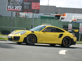 Porsche 991 GT2 RS auf den Landstraßen rund um die Nordschleife (Foto: PS Ringfotos)
