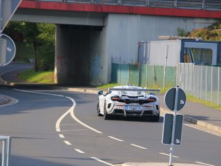 McLaren Erlkönig an der Nürburgring Nordschleife (Foto: PSringfotos)