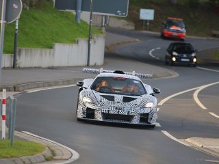 McLaren Erlkönig an der Nürburgring Nordschleife (Foto: PSringfotos)