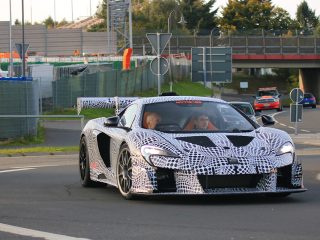 McLaren Erlkönig an der Nürburgring Nordschleife (Foto: PSringfotos)