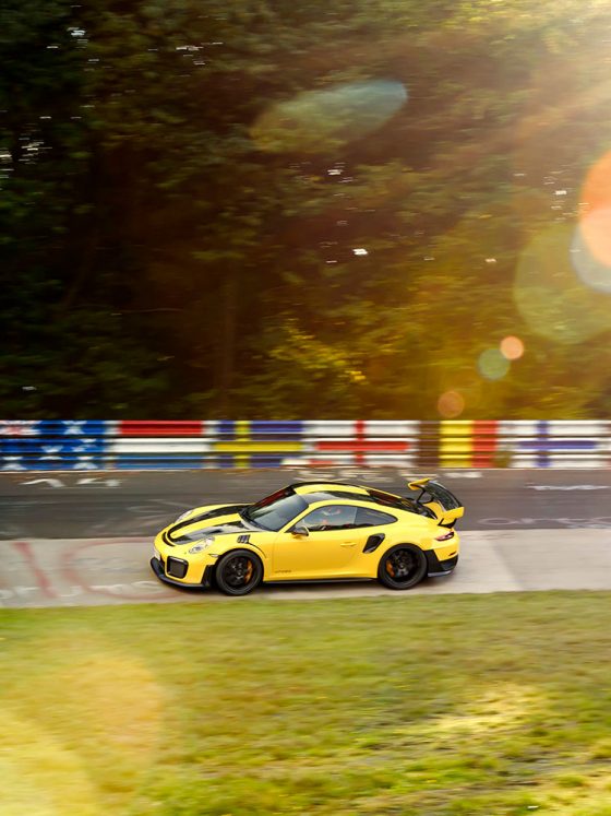 Porsche 991 GT2 RS bei der Rekordfahrt auf der Nordschleife (Foto: Porsche)