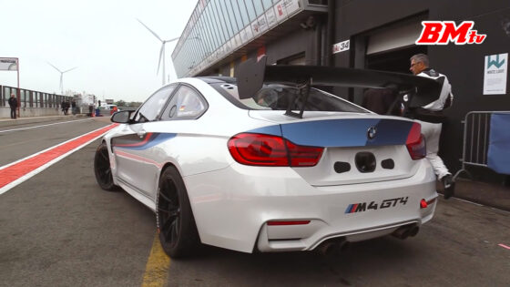 BMW M4 GT4 in Zolder (Screenshot Youtube/belgian-motorsports)
