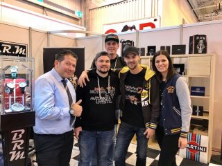 addicted to motorsport am Stand von unserem Freund Velten Zein (BRM Chronographes Germany) - Essen Motor Show 2017