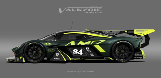 Aston Martin Valkyrie LMR Concept (Grafik: Marco van Overbeeke, CC BY-NC-ND 4.0)
