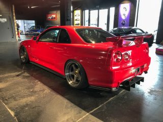 Nissan R34 GTR bei JP Performance