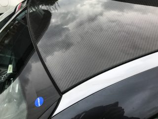 Das Carbon-Dach des Lexus LC 500 Performance Edition