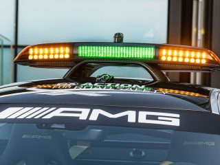 Leuchbalken des Mercedes AMG GT R Safetycar (Foto: Mercedes)