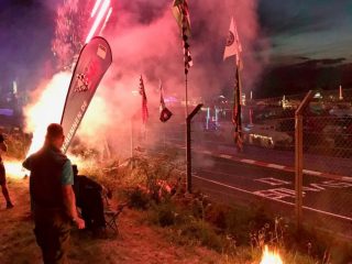 Nächtliche Atmosphäre des 24h-Rennens 2017 am Galgenkopf