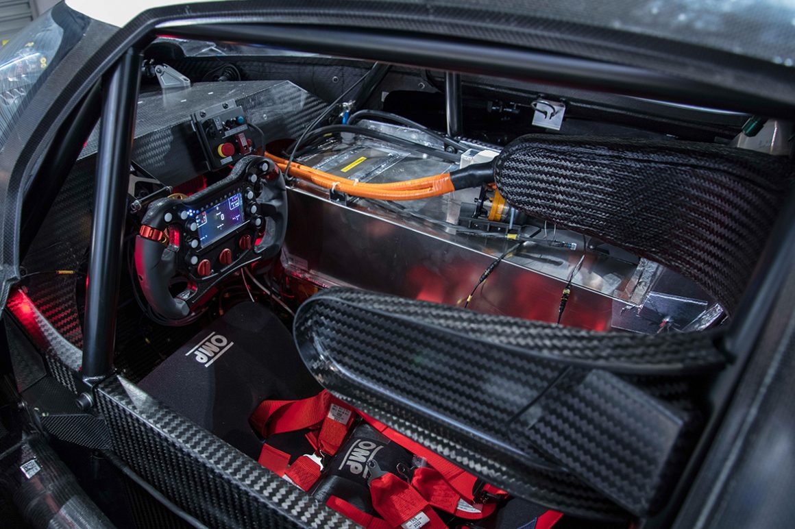 Cockpit des VW I.D. R Pikes Peak (Foto: VW)