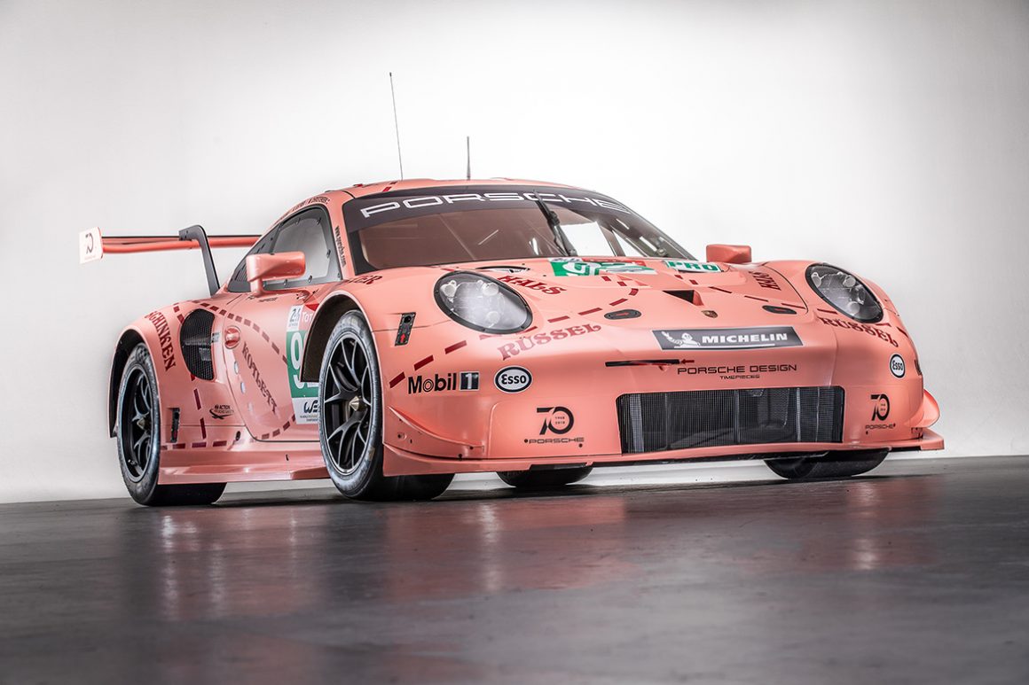 Porsche 911 RSR im Sau-Look für Le Mans 2018 (Foto: Porsche)