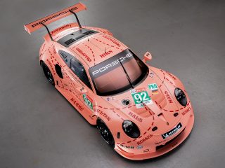 Porsche 911 RSR im Sau-Look für Le Mans 2018 (Foto: Porsche)