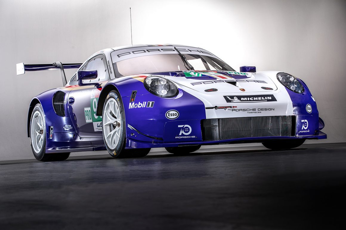 Porsche 911 RSR im Rothmans-Look für Le Mans 2018 (Foto: Porsche)