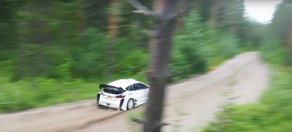 Ford Fiesta WRC Test Juli 2018 (Youtube/ arttu p )