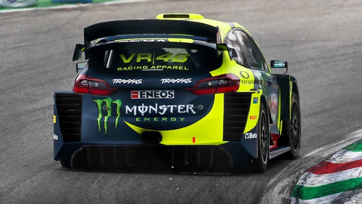 Valentino Rossi - Ford Fiesta WRC Evo - Monza Rally Show 2018 (Foto: YouTube/19BOZZY92)