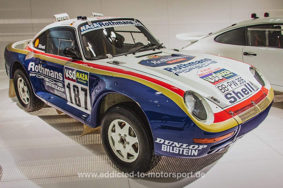 Porsche 959 Dakar - Ungewöhnliche Proportionen für einen Porsche, aber der Dakar Sieg gelang mit diesem Fahrzeug