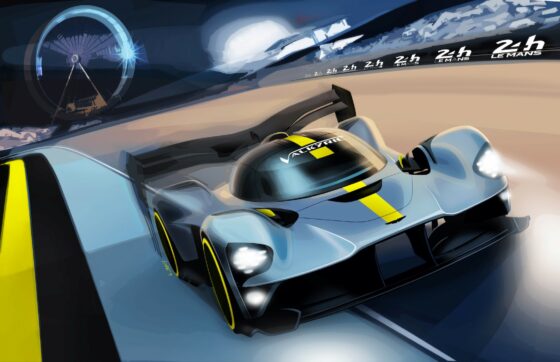 Aston Martin Valkyrie LM-Hypercar (Grafik: Hersteller)