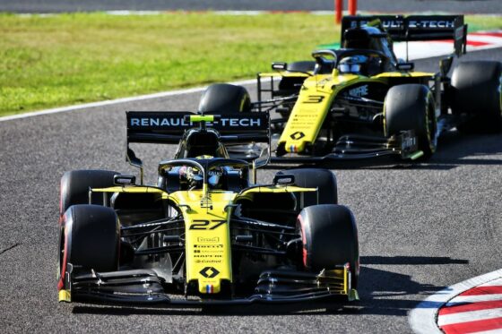 Nico Hülkenberg und Daniel Ricciardo beim Grand Prix Japan 2019 (Foto: Renault)