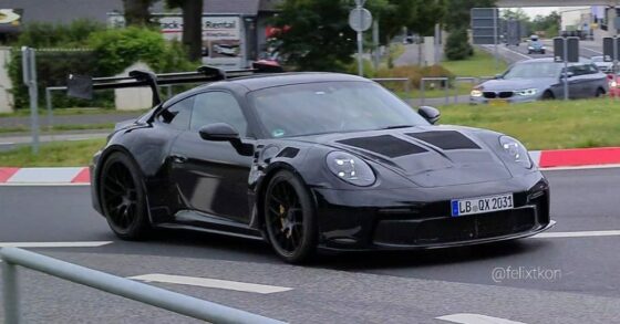 Porsche 992 GT3 RS Erlkönig am Nürburgring (IG/felixtkon)
