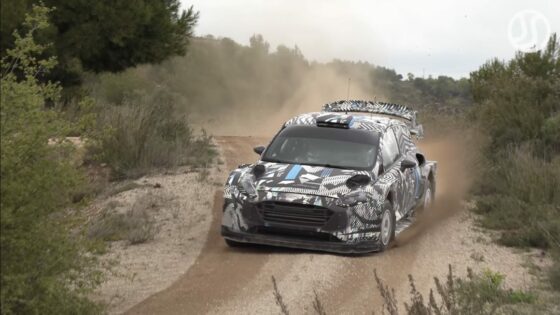 Prototyp des Ford Fiesta WRC 2022 - April 2021 (YouTube/Jaume Soler Movies)
