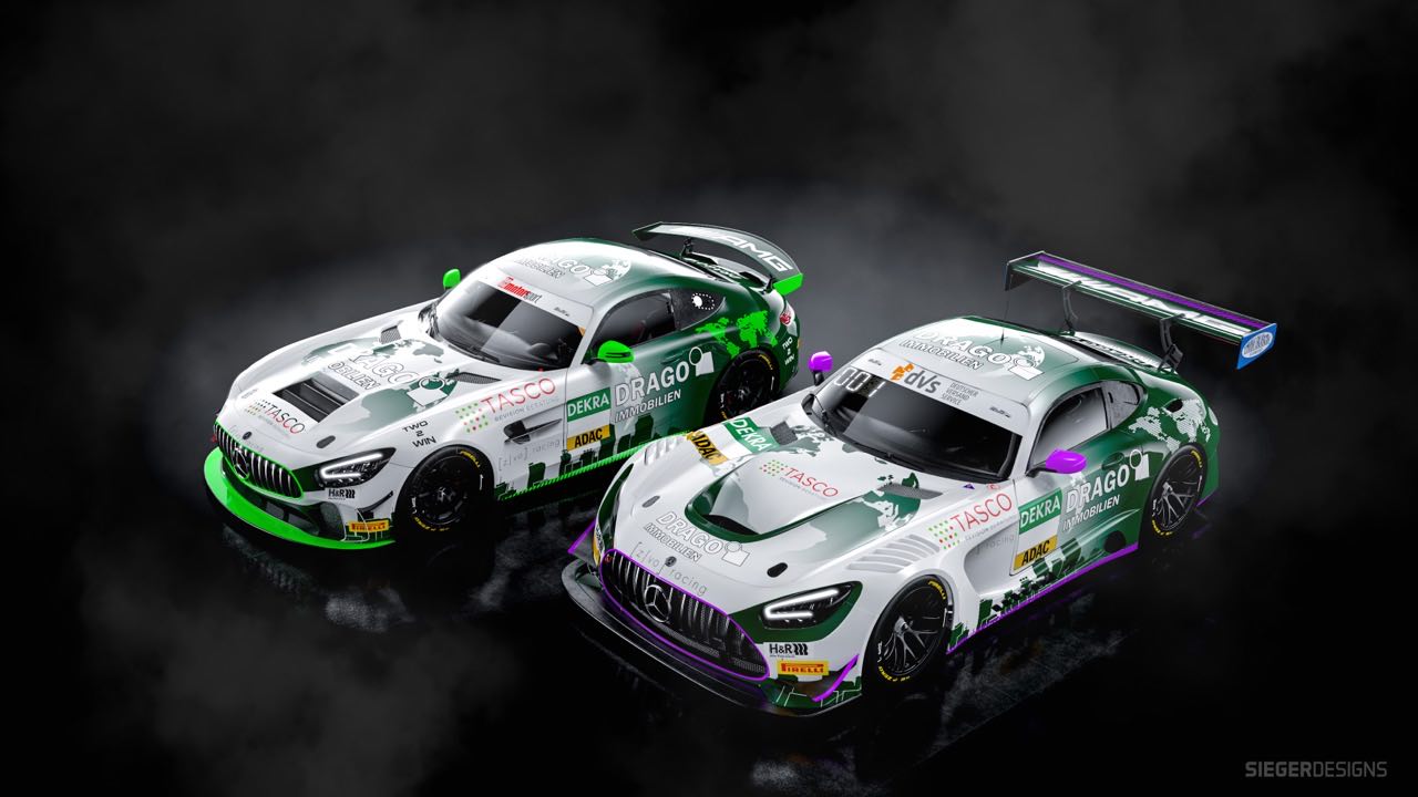 ZVO Racing Mercedes AMG GT3 und GT4 für ADAC GT Masters 2022 (Foto: ADAC Motorsport)