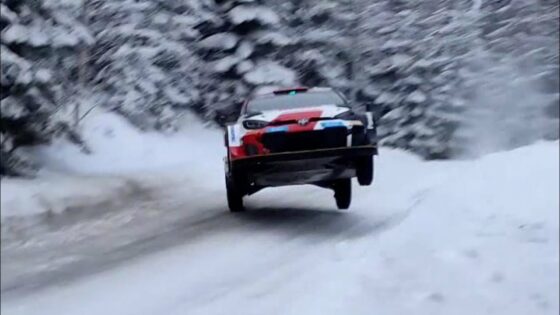 Esapekka Lappi - Toyota GR Yaris Rally1 - Sweden Test 2022 (Screenshot Youtube/WRC Timo)