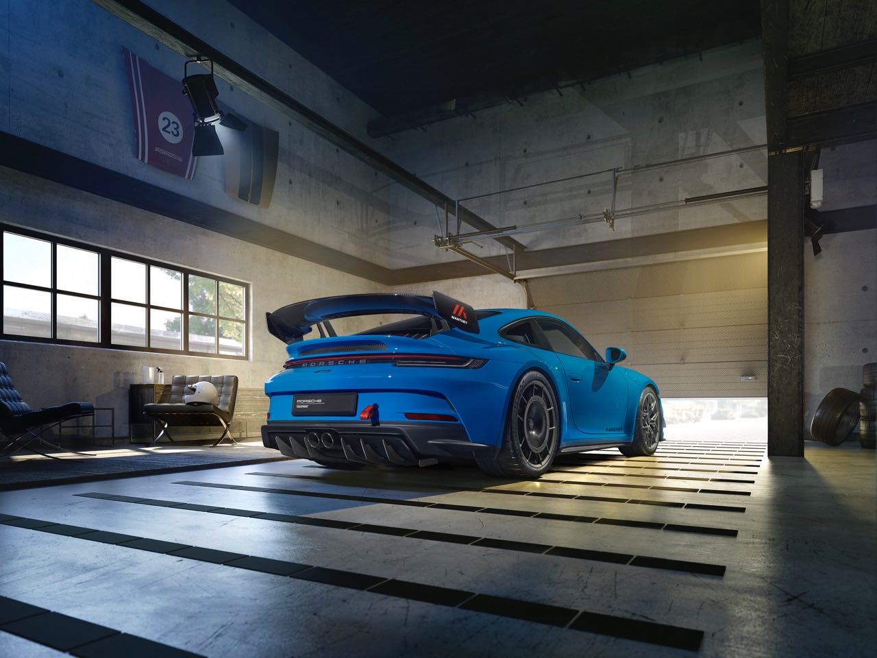 Porsche 911 GT3 (992) mit Manthey Performance Kit (Foto: Porsche)