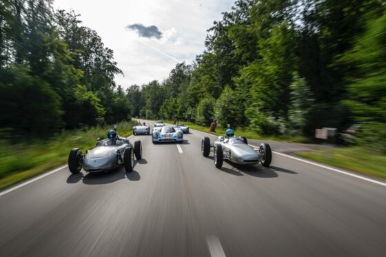 Porsche-Modelle beim Solitude Revival (Foto: Porsche)